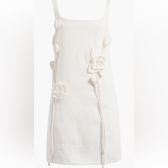 FARM Rio White Floral Mini Dress - Picture 4 of 8